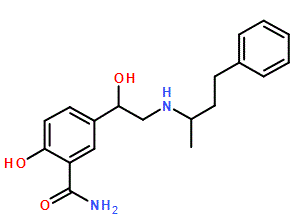 Labetalol hydrochloride -  2-Hydroxy-5-[1-hydroxy-2-[(1-methyl-3-phenylpropyl)amino]ethyl]benzamide  hydrochloride, Labetalol hydrochloride